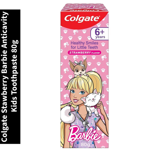 Stawberry Barbie Colgate Anticavity Kids Toothpaste 80g