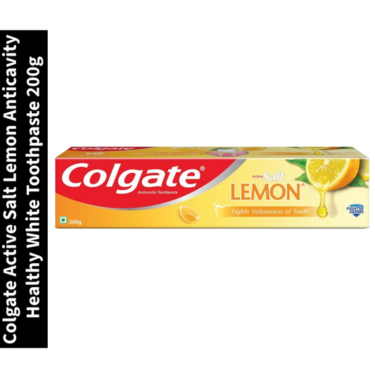 Active Salt Lemon Colgate Anticavity Healthy White Toothpaste 200g