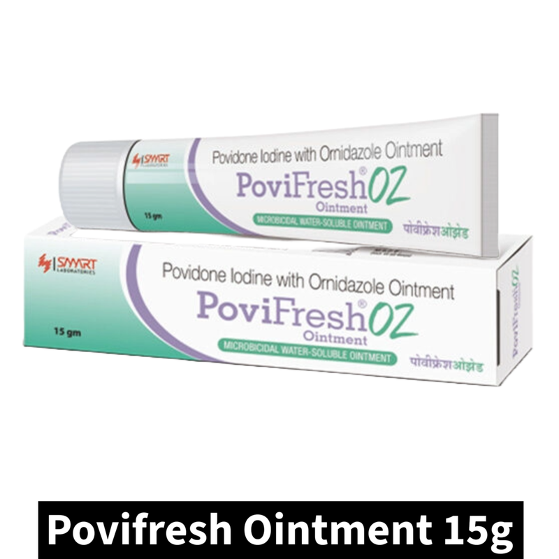 Povifresh Povdone Lodine Ornidazole Ointment (15gm)(Pack of 1)