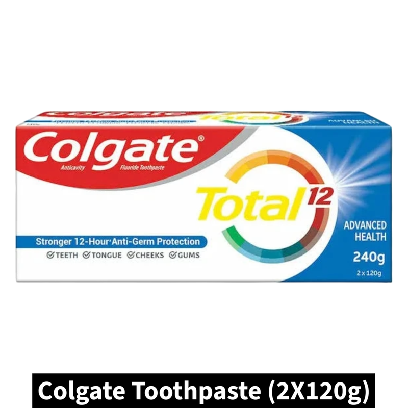 Colgate Total 12 Advanced Health Toothpaste (2X120gm)(Pack of 1)