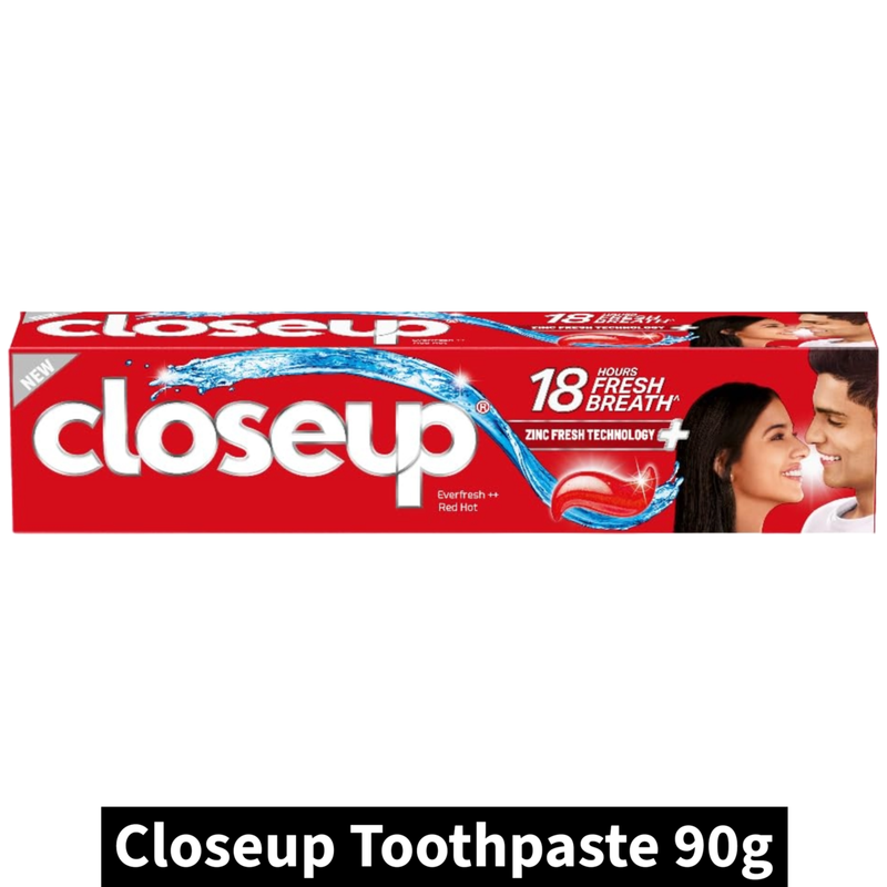 Closeup 18 Hours Fresh Breath Toothpaste (90gm)(Pack of 1)