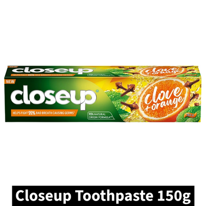 Closeup Clove + Orange Toothpaste (150gm)(Pack of 1)