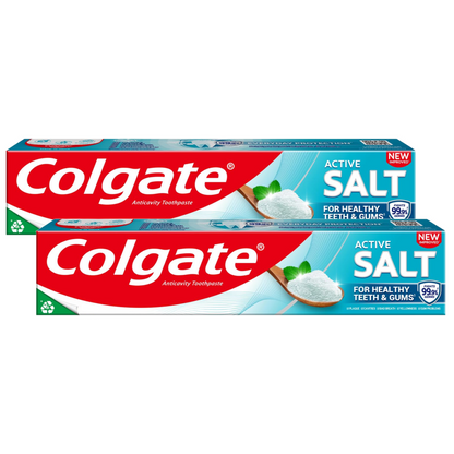 Colgate Active Salt Anticavity Healthy Teeth & Gums Toothpaste 115g Pack of 2