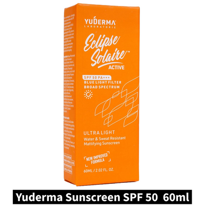 Yuderma Eclipse Solaire Mattifying Sunscreen SPF 50 Pa+++ (60ml)(Pack of 1)