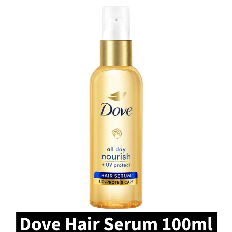 Dove All Day Nourish+ UV Protect Hair Serum (100ml)(Pack of 1)