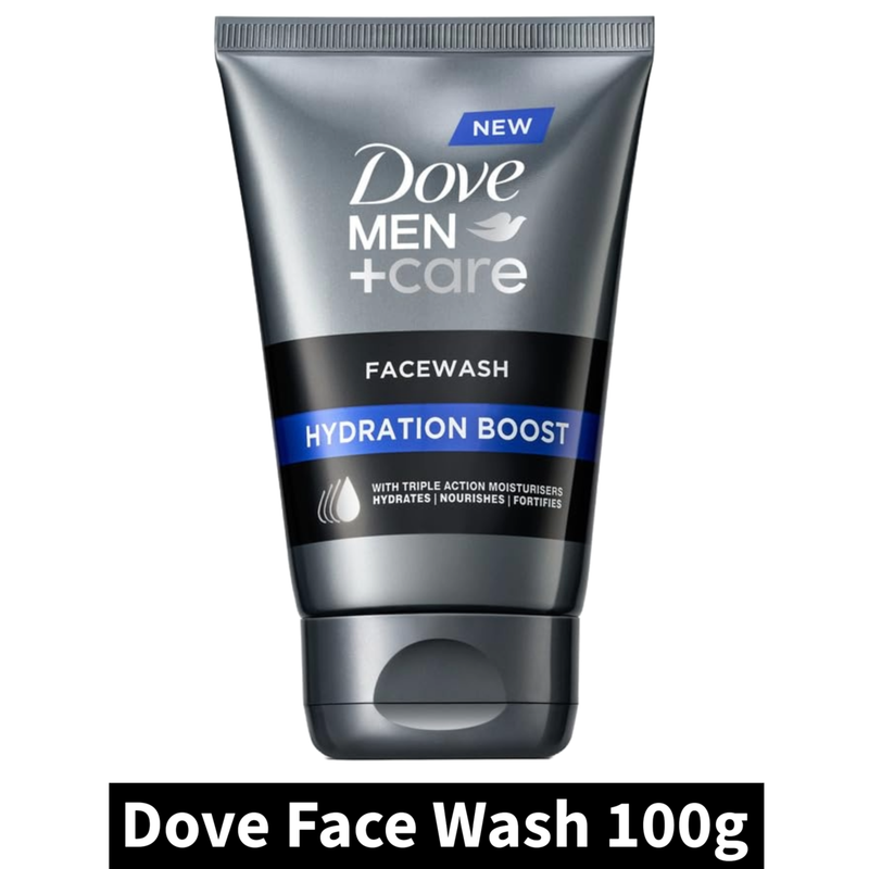 Dove Hydration Boost Face Wash (100gm)(Pack of 1)