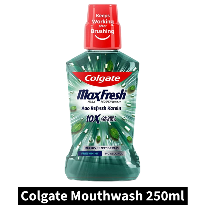 Colgate MaxFresh Freshmint Mouthwash (250ml)(Pack of 1)