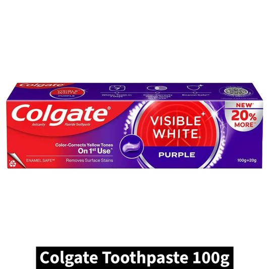 Colgate Visible White Purple Toothpaste (100gm)(Pack of 1)