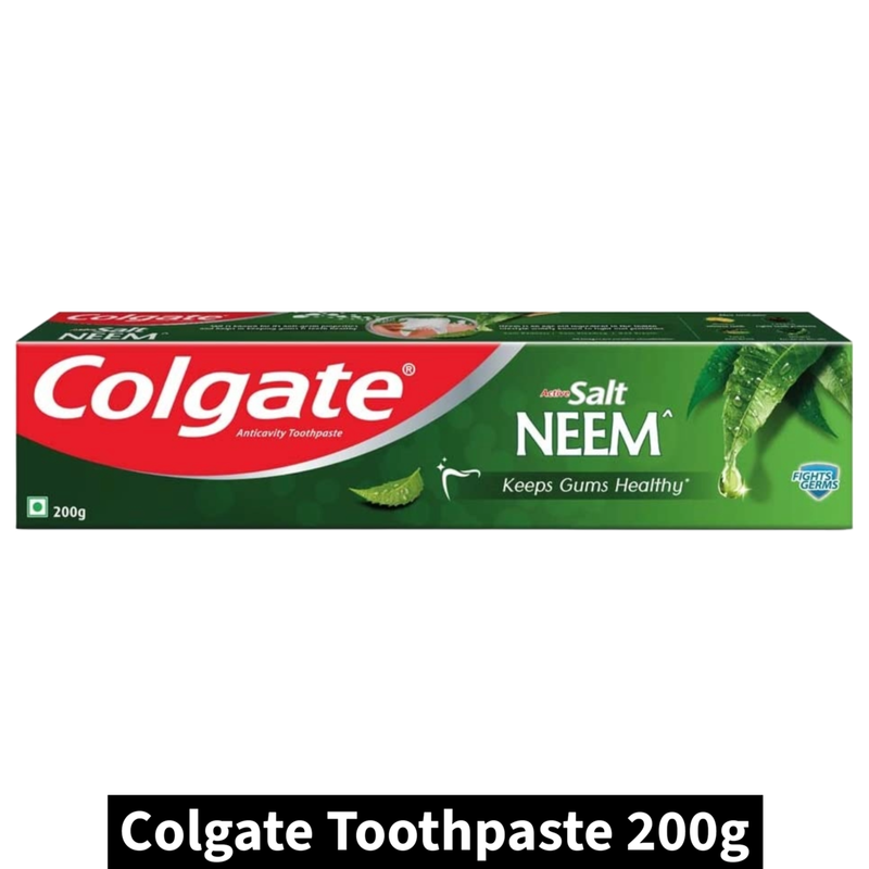 Colgate Active Salt Neem Anticavity Toothpaste (200gm)(Pack of 1)