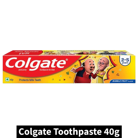 Colgate Bubbles Fruit Protects Milk Motu Patlu Kids Toothpaste (40gm)(Pack of 1)