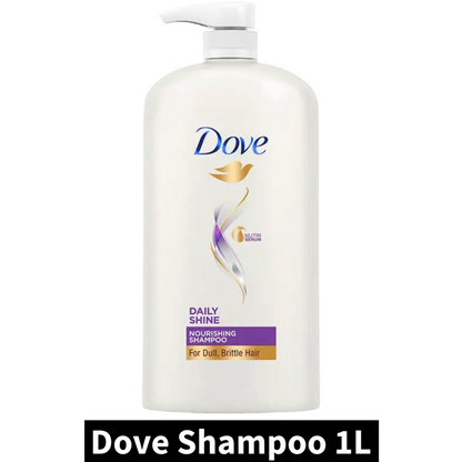 Dove Daily Shine Nutri Serum Shampoo (1L)(Pack of 1)