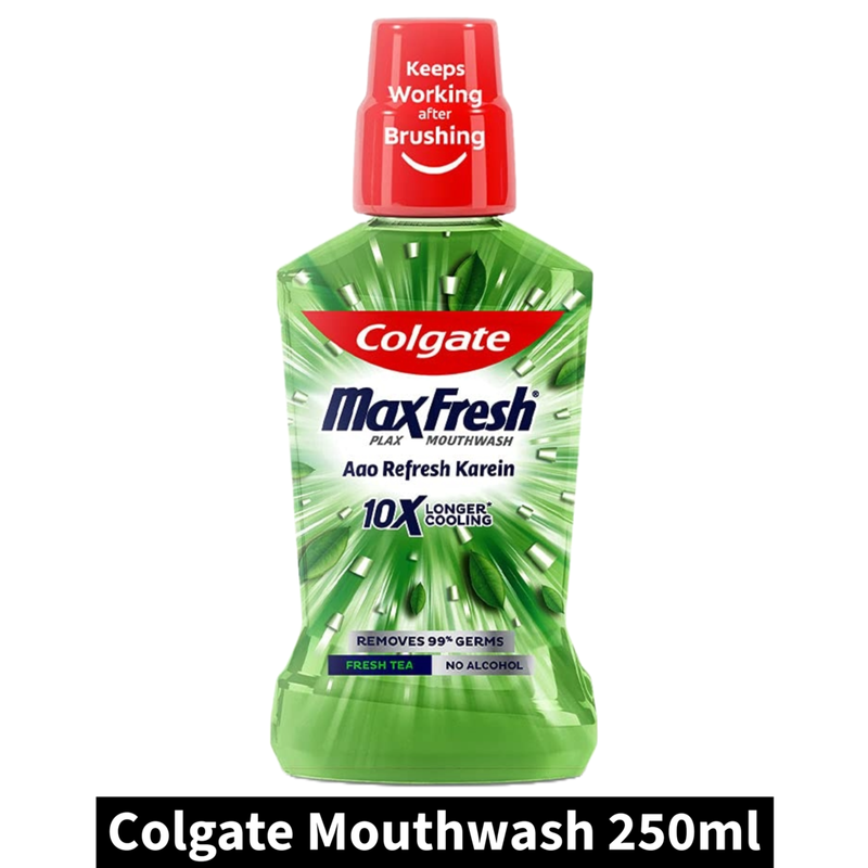 Colgate MaxFresh Fresh Tea Mouthwash (250ml)(Pack of 1)