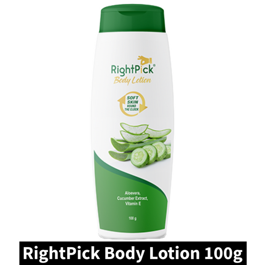 RightPick Aloevera Cucumber Body Lotion (100gm)(Pack of 1)