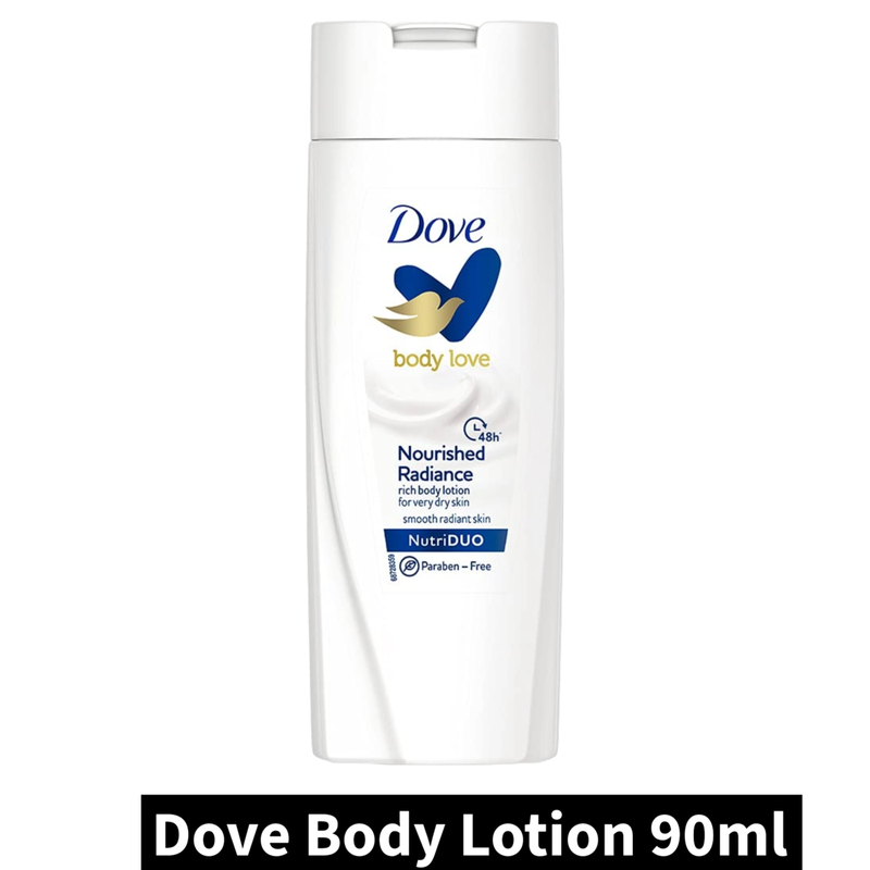 Dove Nourshed Radiance Body Lotion (90ml)(Pack of 1)