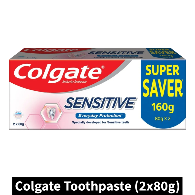 Colgate Everyday Protection Toothpaste (2x80gm)(Pack of 1)