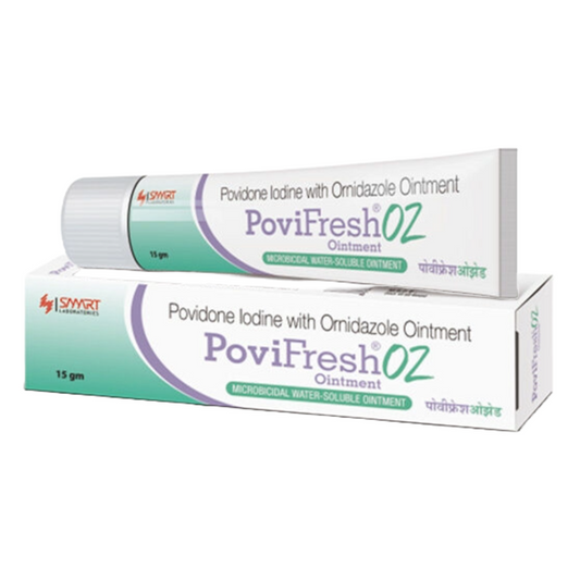 Povifresh Povdone Lodine With Ornidazole Ointment 15g