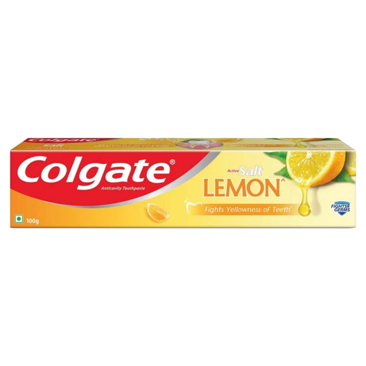 Colgate Active Salt Lemon Anticavity Healthy White Toothpaste 100g