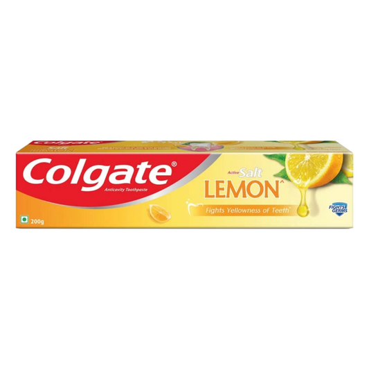 Colgate Active Salt Lemon Anticavity Healthy White Toothpaste 200g