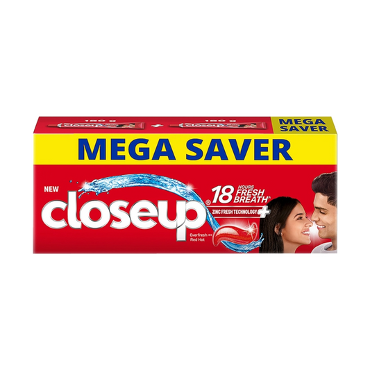 Closeup 18 Hours Fresh Breath Everfresh Red Hot Toothpaste (150g x 2)