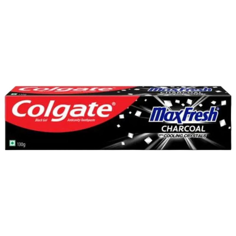 Colgate MaxFresh With Cooling Crystals 10X Charcoal Toothpaste 130g