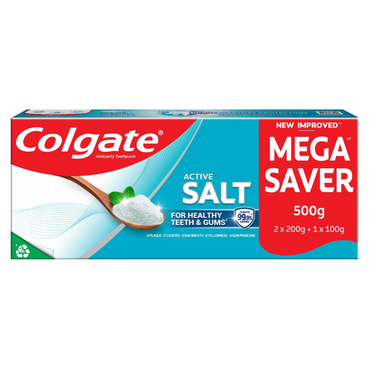 Colgate Active Salt Anticavity Healthy Teeth & Gums Toothpaste 500g