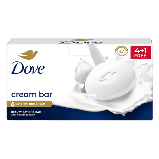 Dove Moisturizng Cream Beauty Bathing Bar (125g X 5)