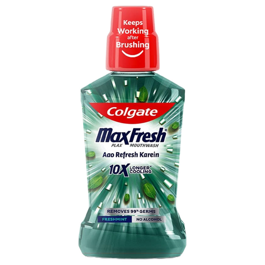 Colgate MaxFresh Longer Cooling 10X Freshmint Mouthwash 250ml