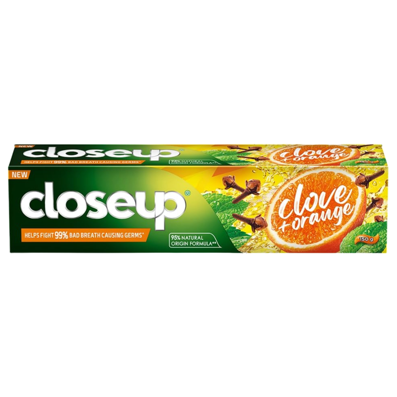 Closeup Clove + Orange Helps Fight 99% Toothpaste 150g