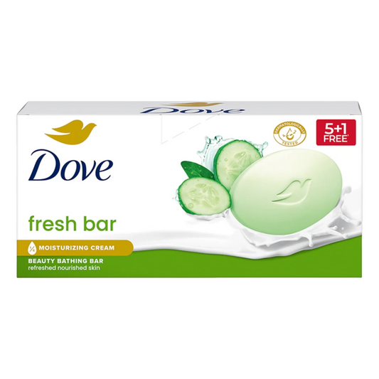 Dove Fresh Moisture Beauty Bathing Bar (75g X 6)