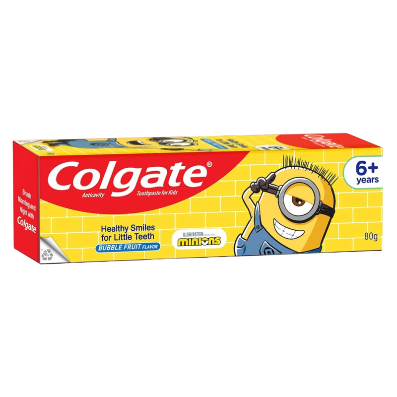 Colgate Bubble Fruit Minions Anticavity Kids Toothpaste 80g