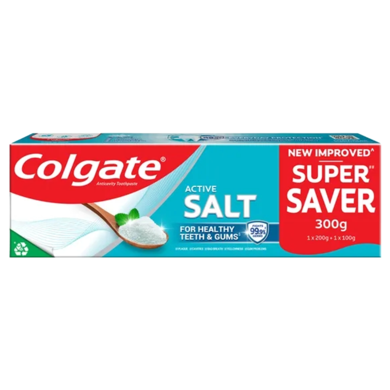 Colgate Active Salt Anticavity Healthy Teeth & Gums Toothpaste 300g