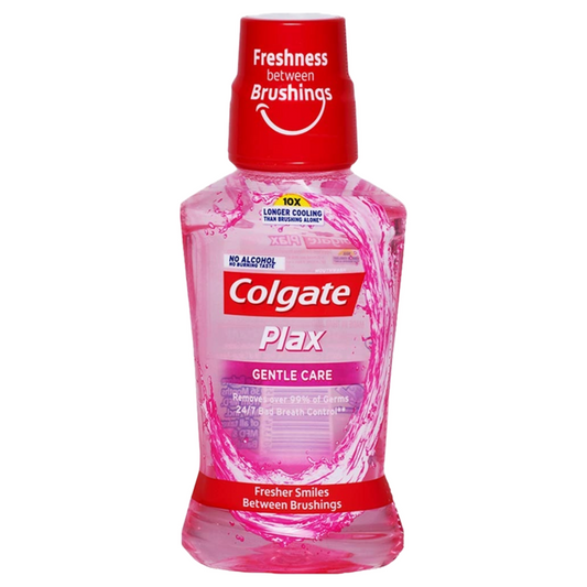 Colgate Plax Longer Cooling 10X Gentle Care Mouthwash 250ml