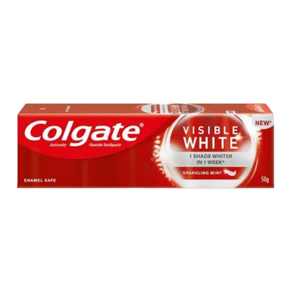 Colgate Visible White Sparkling Mint Anticavity Toothpaste 50g