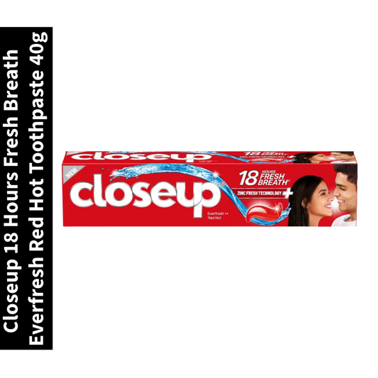 Everfresh Red Hot Closeup 18 Hours Fresh Breath Toothpaste 40g