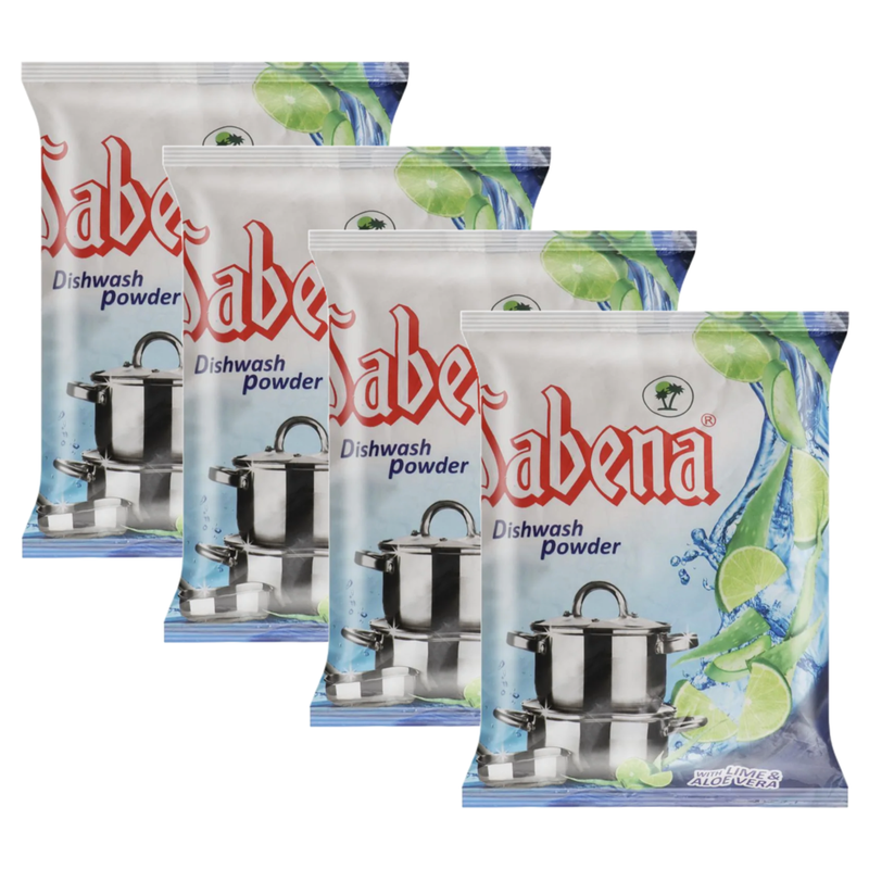 Sabena With Lime & Aloevera Dishwash Powder 450g Pack of 4