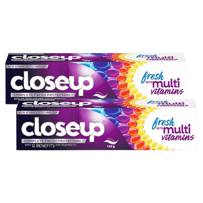 Closeup Complete Fresh With Multi Vitamins Toothpaste 150g Pack of 2