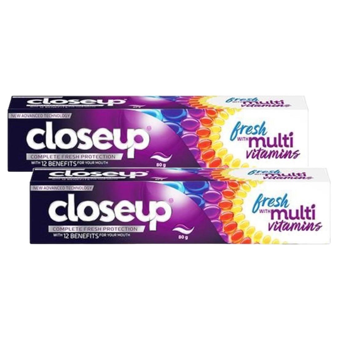 Closeup Complete Fresh With Multi Vitamins Toothpaste 80g Pack of 2