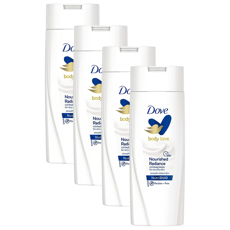 Dove Nourshed Radiance NutriDUO Body Lotion 90ml Pack of 4