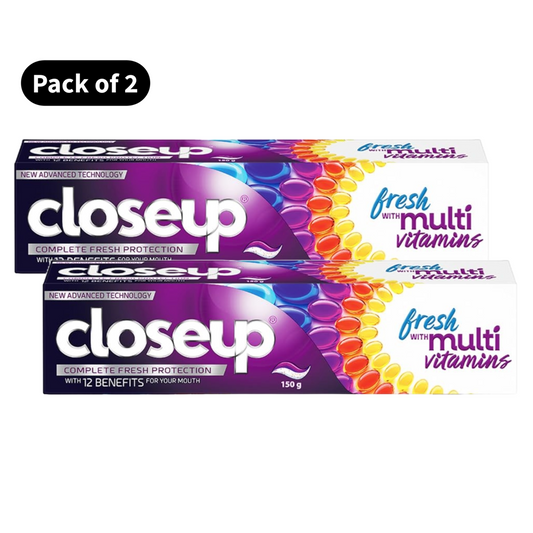 Closeup Fresh With Multi Vitamins Toothpaste (150gm)(Pack of 2)