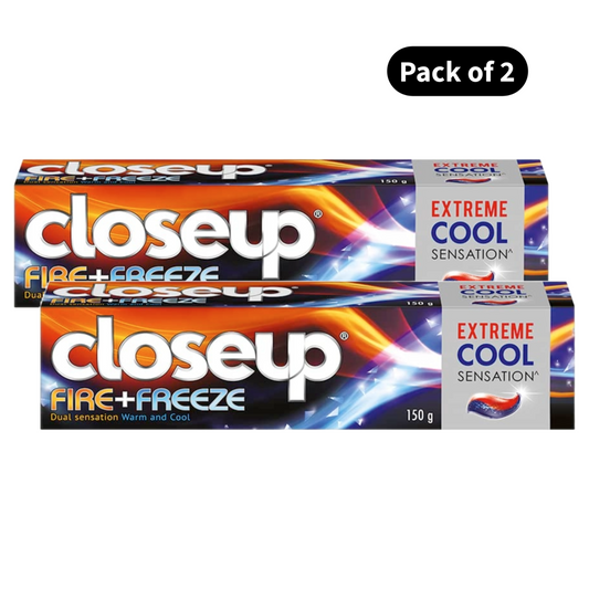 Closeup Fire+Freeze Toothpaste (150gm)(Pack of 2)