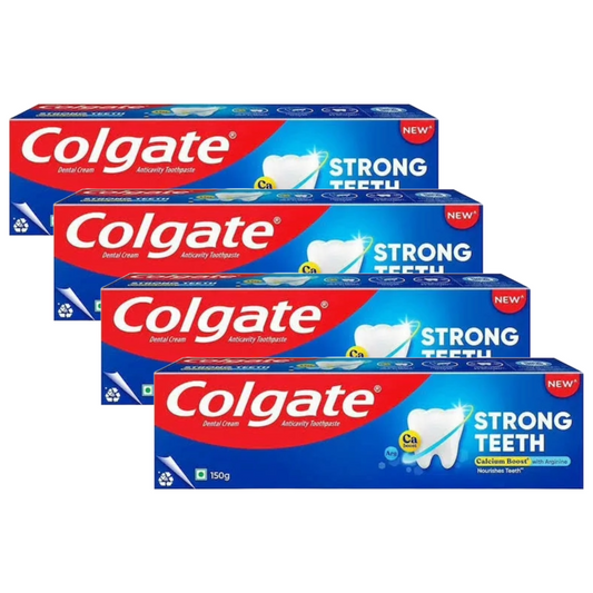 Colgate Strong Teeth Anticavity Toothpaste 150g Pack of 4