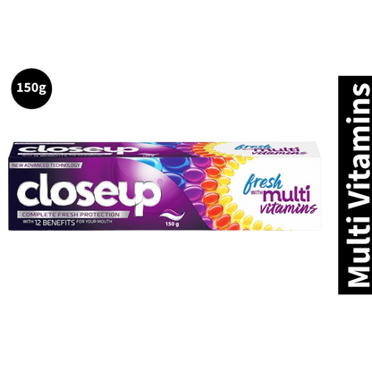 Closeup Fresh With Multi Vitamins Toothpaste (150gm)(Pack of 1)