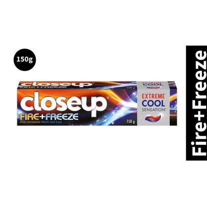 Extreme Cool Sensation Closeup Fire+Freeze Toothpaste 150g