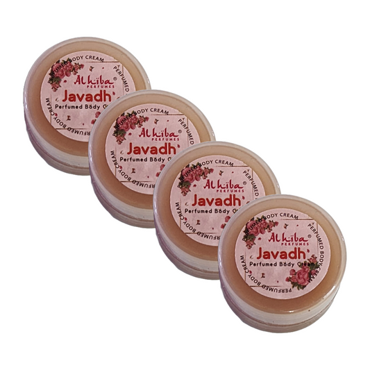 Al Hiba Javadh Perfume Body Cream 10g Pack of 4