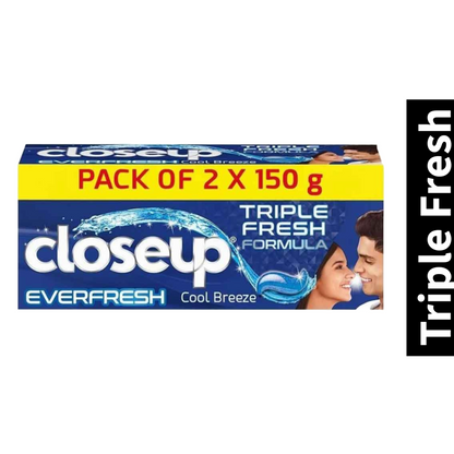 Everfresh Closeup Triple Fresh Formula Toothpaste (150g x 2)