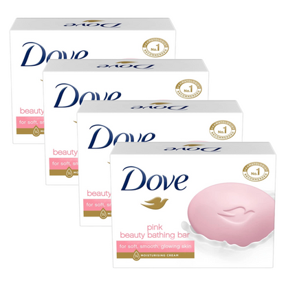 Dove Pink Beauty Bathing Bar 100g Pack of 4