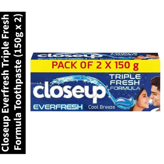 Closeup Triple Fresh Formula Toothpaste Everfresh (150g x 2)