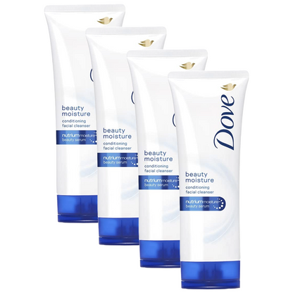 Dove Beauty Moisture Facial Cleansing Foam 50g Pack of 4