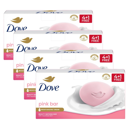 Dove Pink Beauty Bathing Bar (125g X 5) Pack of 4