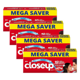 Closeup 18 Hours Fresh Breath Everfresh Red Hot Toothpaste (150g x 2) Pack of 4